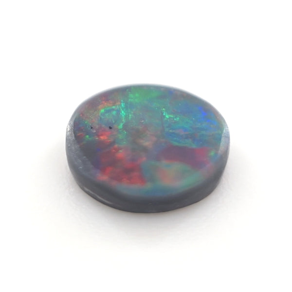 Lightning Ridge Dark Opal Round Cabochon 0.44 Ct – Australian Natural Opal
