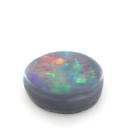 Lightning Ridge Dark Opal Round Cabochon 0.44 Ct – Australian Natural Opal