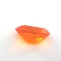 Mexican Fire Opal Oval Cut 0.60 Ct – Fire Orange Natural Opal