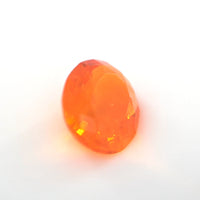 Mexican Fire Opal Oval Cut 0.60 Ct – Fire Orange Natural Opal