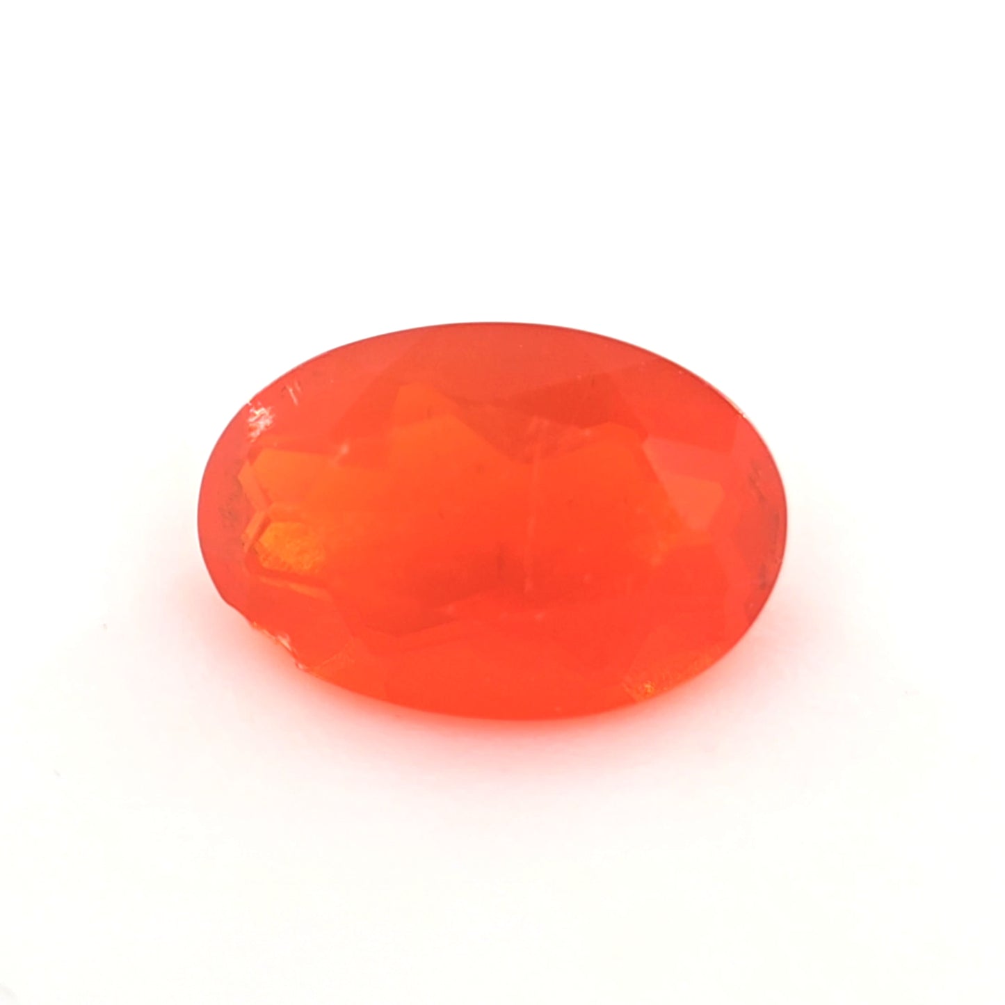 Fire Opal 0.32 Ct Oval Cut – Vivid Neon Orange Loose Opal