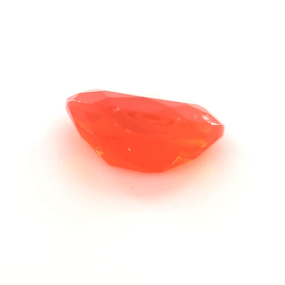 Fire Opal 0.32 Ct Oval Cut – Vivid Neon Orange Loose Opal