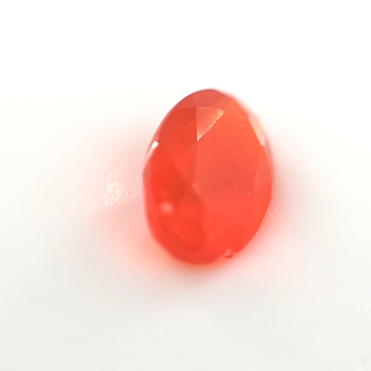 Fire Opal 0.32 Ct Oval Cut – Vivid Neon Orange Loose Opal