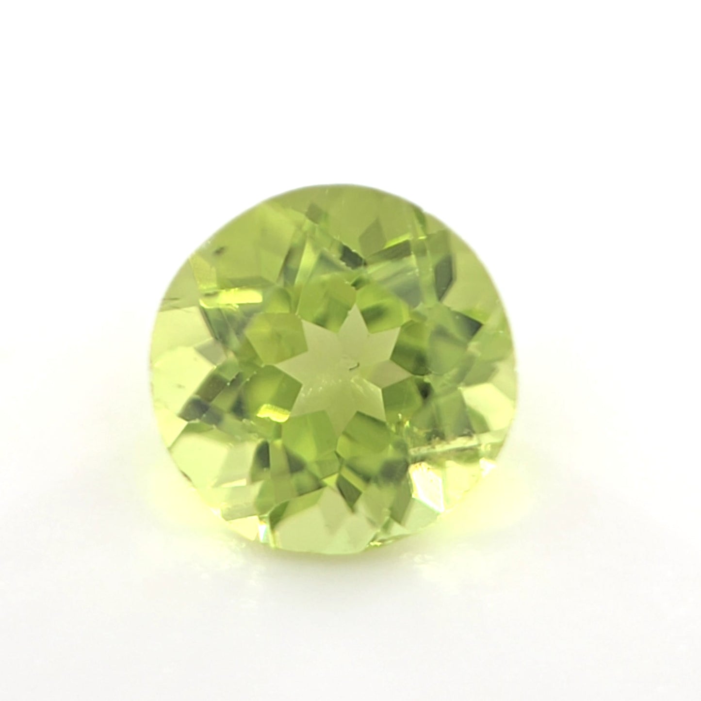 Peridot Round Cut 0.84 Ct – Lime Green Natural Peridot