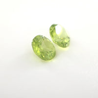 Peridot Round Cut Pair 1.46 Ct Tw – Lime Green Matching Pair