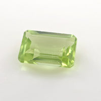 Peridot Emerald Cut 0.68 Ct – Lime Green Natural Peridot