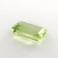 Peridot Emerald Cut 0.68 Ct – Lime Green Natural Peridot