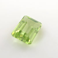 Peridot Emerald Cut 0.68 Ct – Lime Green Natural Peridot