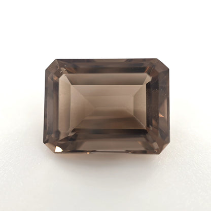 6.35 Ct Smoky Quartz Rectangle Cut – Natural Brown Quartz