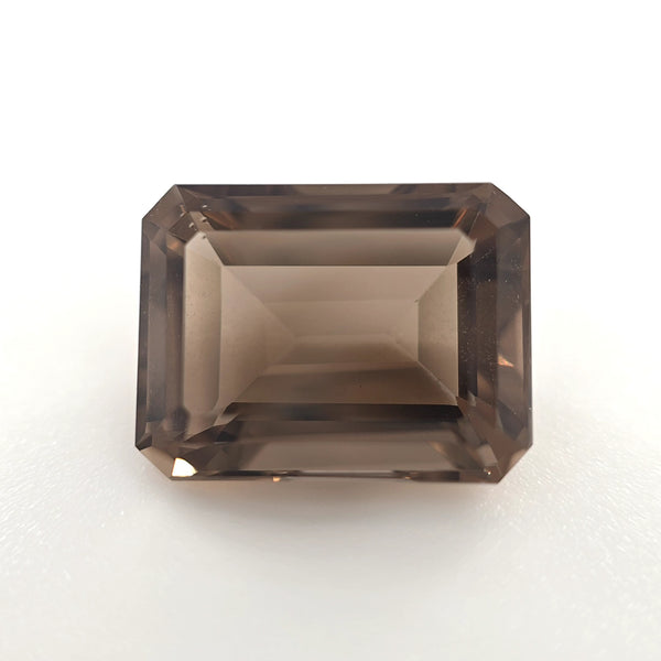 6.35 Ct Smoky Quartz Rectangle Cut – Natural Brown Quartz