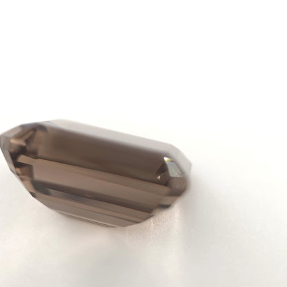 6.35 Ct Smoky Quartz Rectangle Cut – Natural Brown Quartz