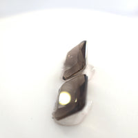 3.78 Ct Tw Smoky Quartz Matched Pair Rectangle Cut – Natural Brown Quartz