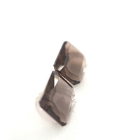 3.78 Ct Tw Smoky Quartz Matched Pair Rectangle Cut – Natural Brown Quartz
