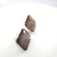 3.81 Ct Tw Smoky Quartz Matched Pair Rectangle Cut – Smoky Brown