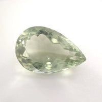 6.64 Ct Quartz Pear Cut – Light Green
