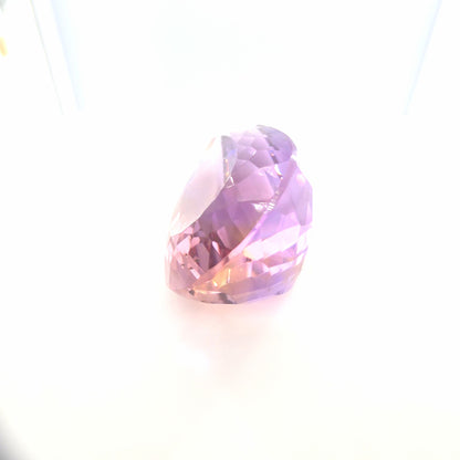 Ametrine Pear Cut 18.58 Ct – Lavender Purple & Golden Peach Ametrine