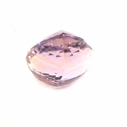 Ametrine Trillion Cut 26.94 Ct – Soft Purple and Golden Peach Bi-Color Quartz