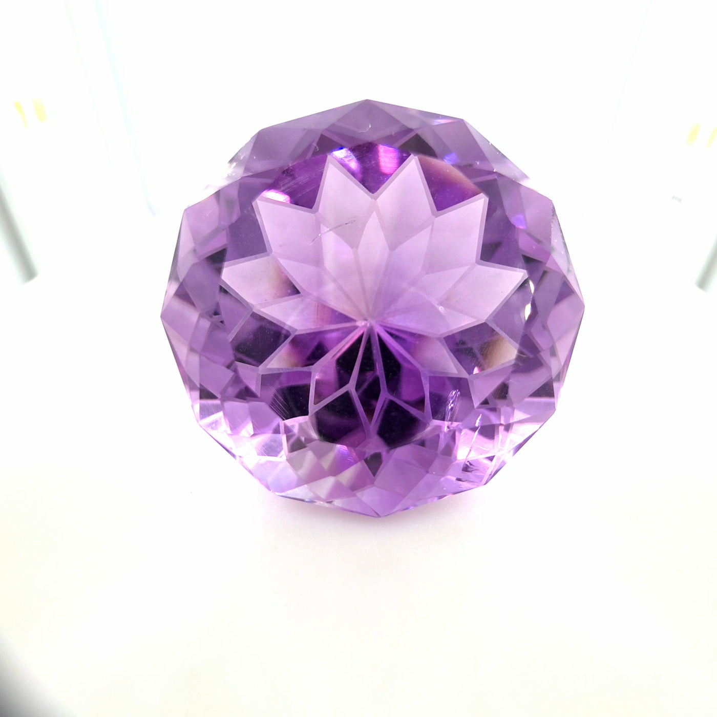 Amethyst Fantasy Round Cut 52.46 Ct – Medium Violet Purple Amethyst
