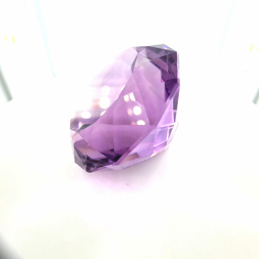 Amethyst Fantasy Round Cut 52.46 Ct – Medium Violet Purple Amethyst