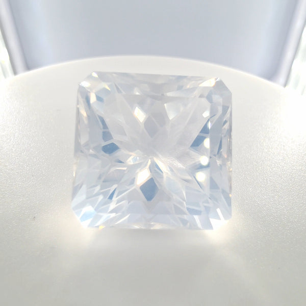 Rock Crystal Quartz Fantasy Square Cut 20.43 Ct – Colorless Quartz