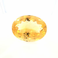 Citrine Oval Cut 23.19 Ct – Golden Yellow Citrine
