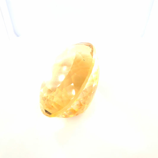 Citrine Oval Cut 23.19 Ct – Golden Yellow Citrine