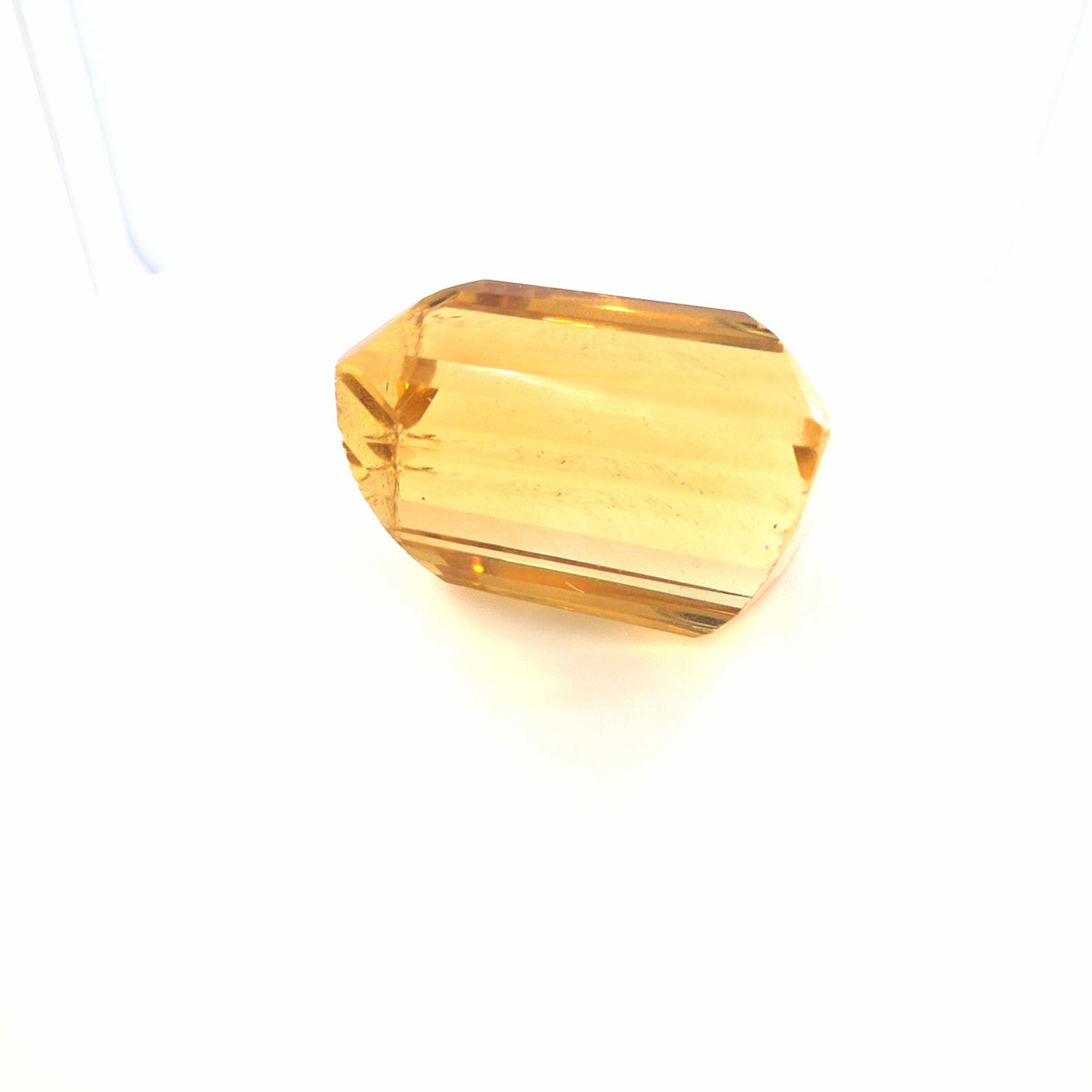 Citrine Emerald Cut 19.12 Ct – Golden Honey Citrine