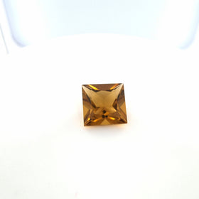 Citrine Princess Cut 1.50 Ct – Cognac Orange Citrine