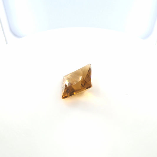 Citrine Princess Cut 1.50 Ct – Cognac Orange Citrine