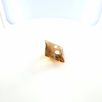 Citrine Princess Cut 1.50 Ct – Cognac Orange Citrine