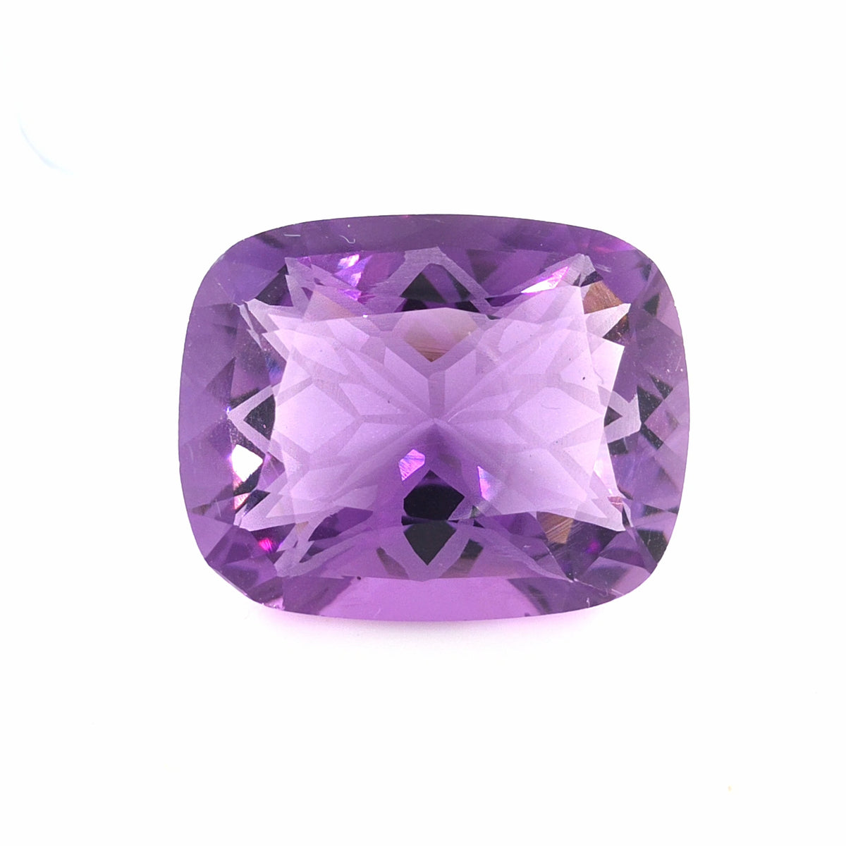 Amethyst Fantasy Cushion Cut 20.59 Ct – Natural Purple Quartz