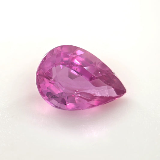 1.10 Ct Pink Sapphire Pear Cut – Vibrant Medium Pink