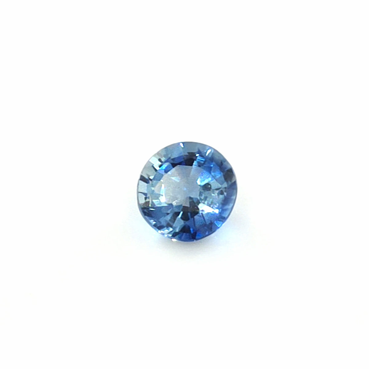 Blue Sapphire Round Cut 0.34 Ct – Natural Corundum Gemstone