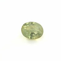 Yellow-Green Sapphire Oval Cut 1.04 Ct – Natural Sapphire
