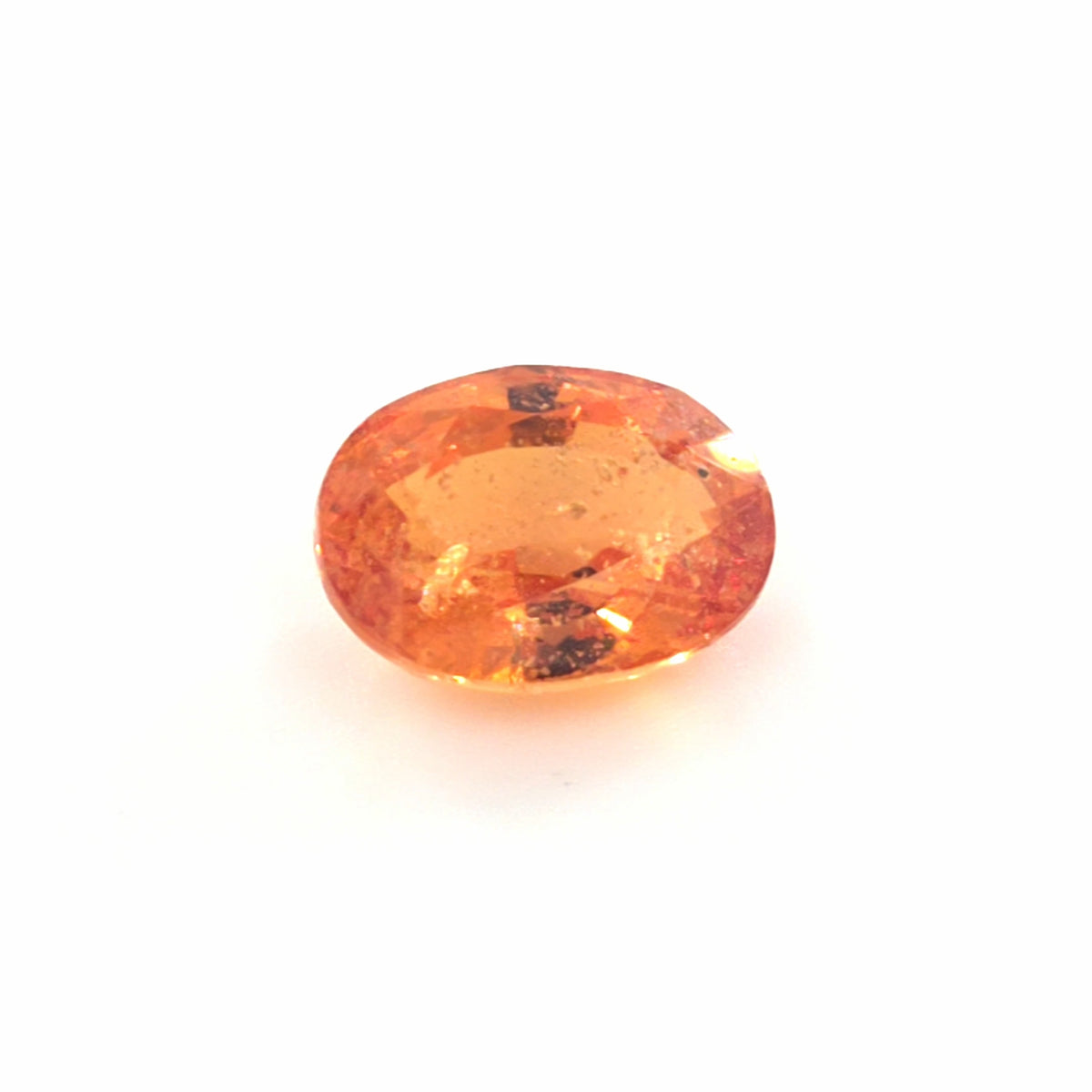 Orange Sapphire Oval Cut 1.22 Ct – Natural Heated Sapphire