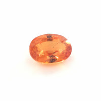 Orange Sapphire Oval Cut 1.22 Ct – Natural Heated Sapphire