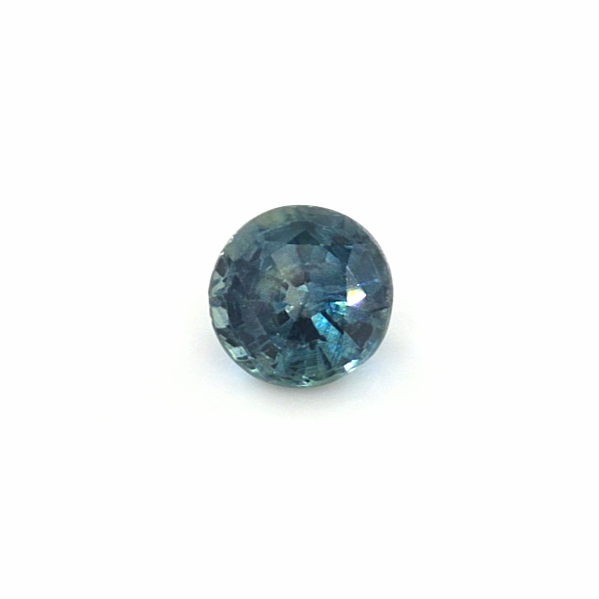 Teal Sapphire Round Cut 0.47 Ct – Natural Blue-Green Sapphire