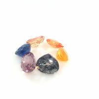 Multicolor Sapphire Parcel 2.26 Tcw – 6 Natural Sapphires