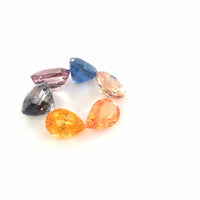 Multicolor Sapphire Parcel 2.26 Tcw – 6 Natural Sapphires