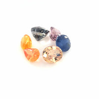 Multicolor Sapphire Parcel 2.26 Tcw – 6 Natural Sapphires