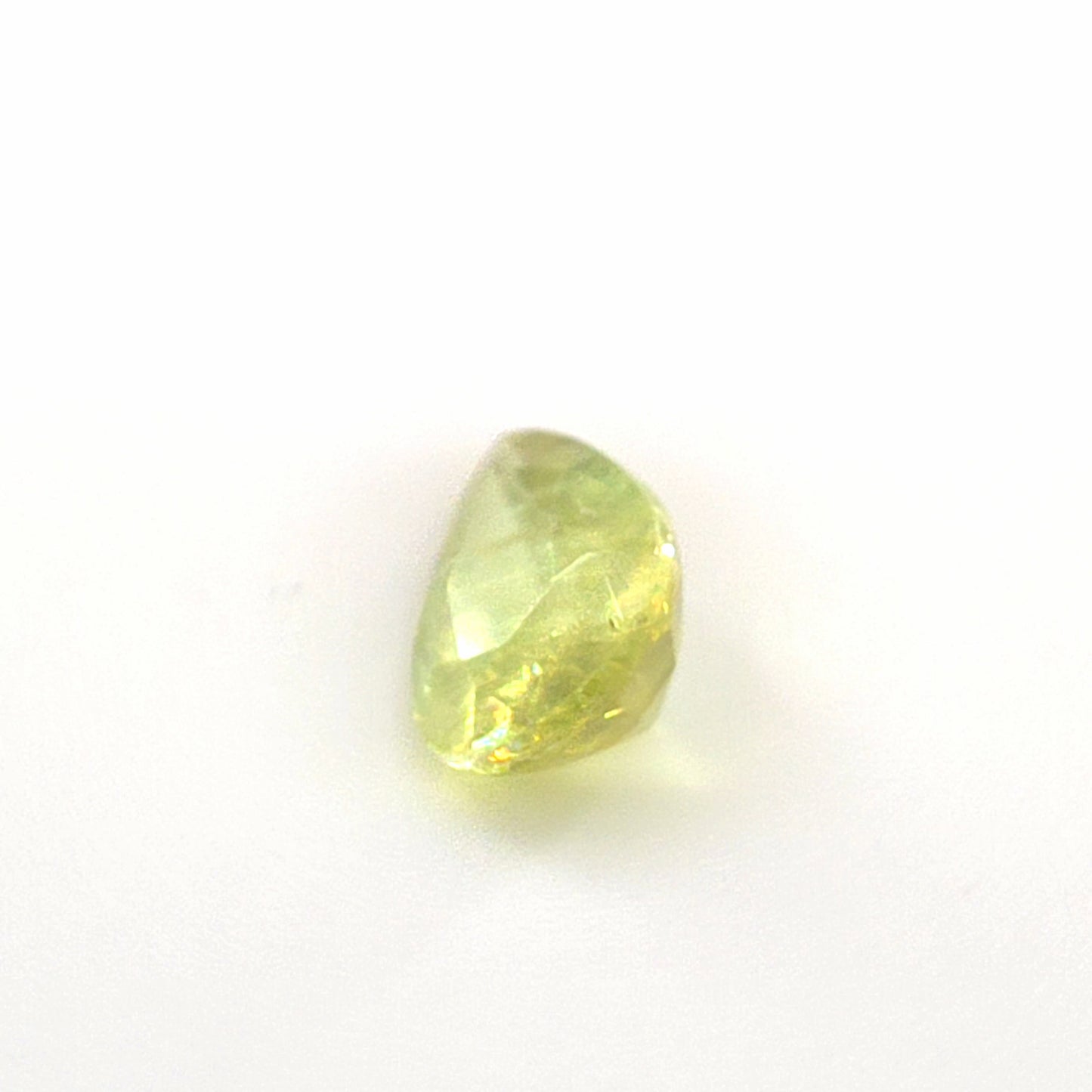 Sphene Pear Cut 0.79 Ct – Yellow Green Sphene