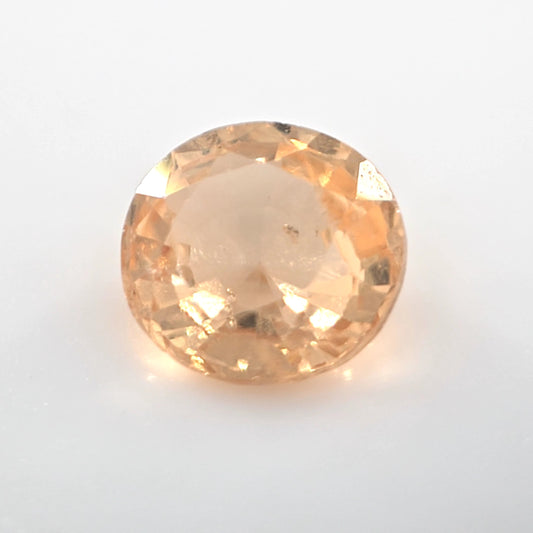 Spinel Round Cut 1.19 Ct – Champagne Peach Natural Spinel