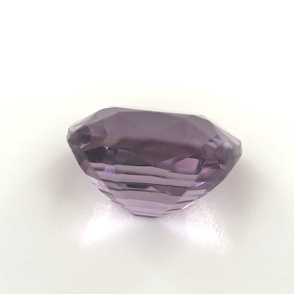 1.56 Ct Purple Spinel Rectangle Cushion Cut – Soft Lavender Gray