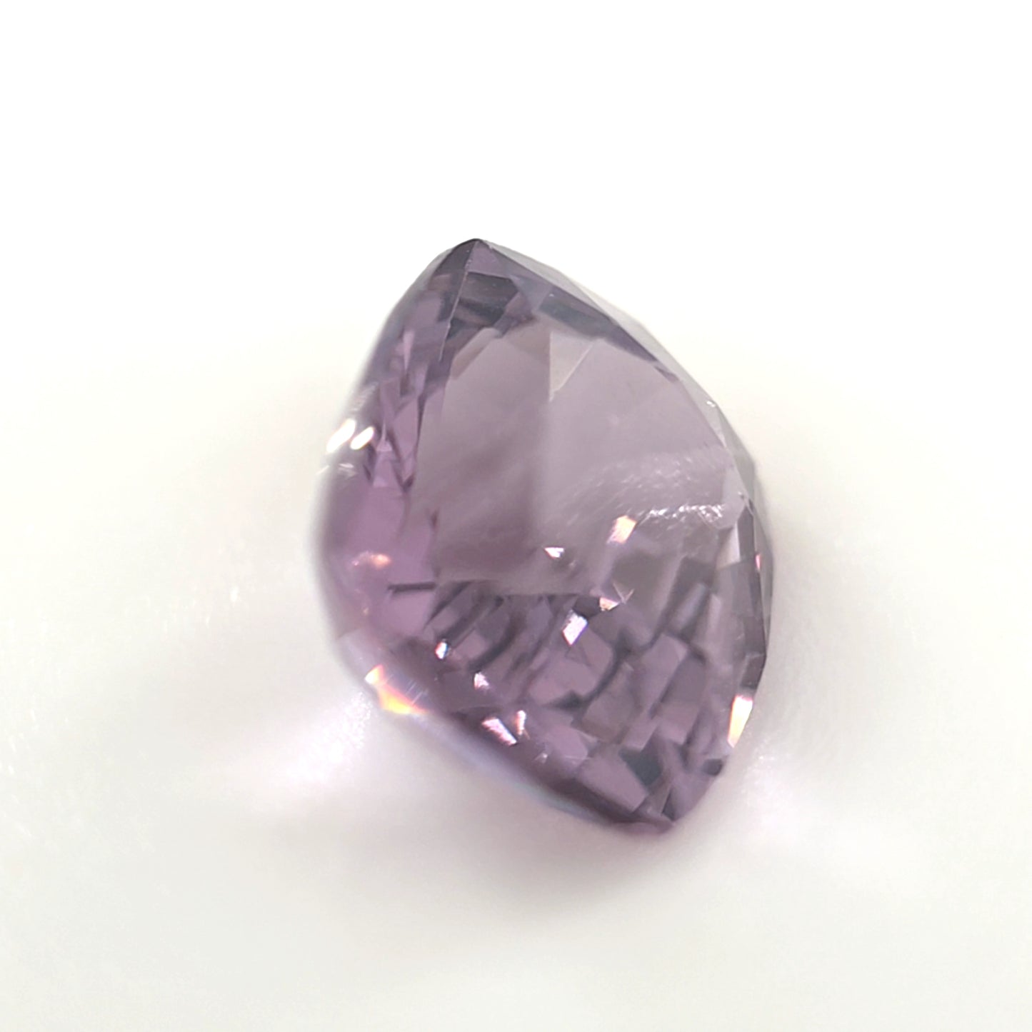 1.56 Ct Purple Spinel Rectangle Cushion Cut – Soft Lavender Gray