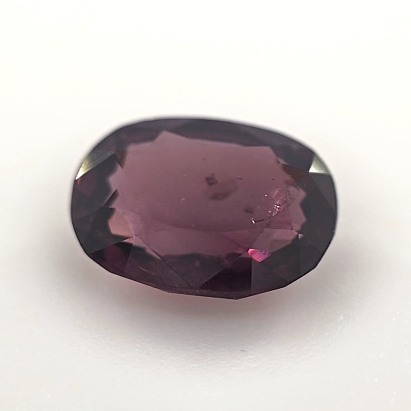 1.12 Ct Purple Spinel Oval Cut – Deep Plum Red Natural Spinel