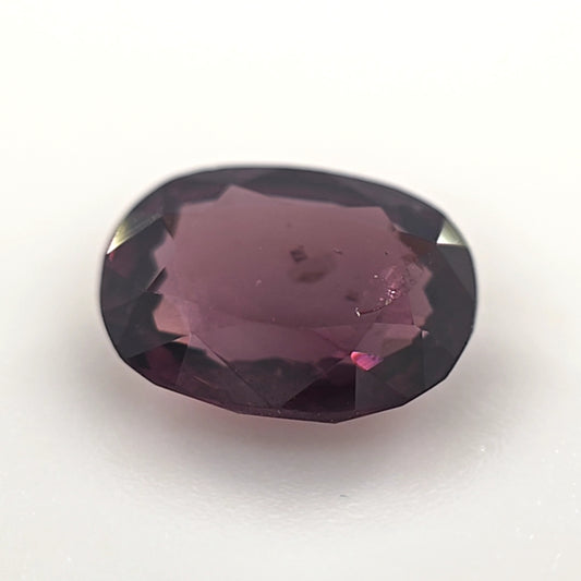 1.12 Ct Purple Spinel Oval Cut – Deep Plum Red Natural Spinel