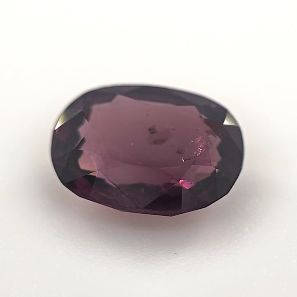1.12 Ct Purple Spinel Oval Cut – Deep Plum Red Natural Spinel