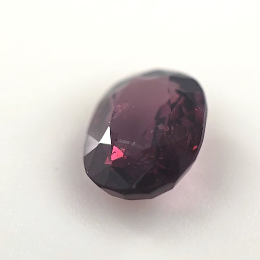 1.12 Ct Purple Spinel Oval Cut – Deep Plum Red Natural Spinel