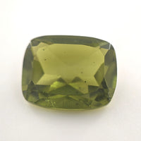 4.96 Ct Green Spinel Rectangle Cushion Cut – Olive Yellowish Green Natural Spinel