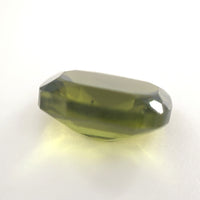4.96 Ct Green Spinel Rectangle Cushion Cut – Olive Yellowish Green Natural Spinel